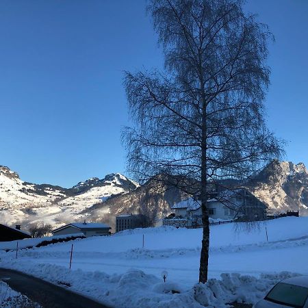 Ferienwohnung Naehe Flumserberg Ski Wandergebiet Filzbach Buitenkant foto