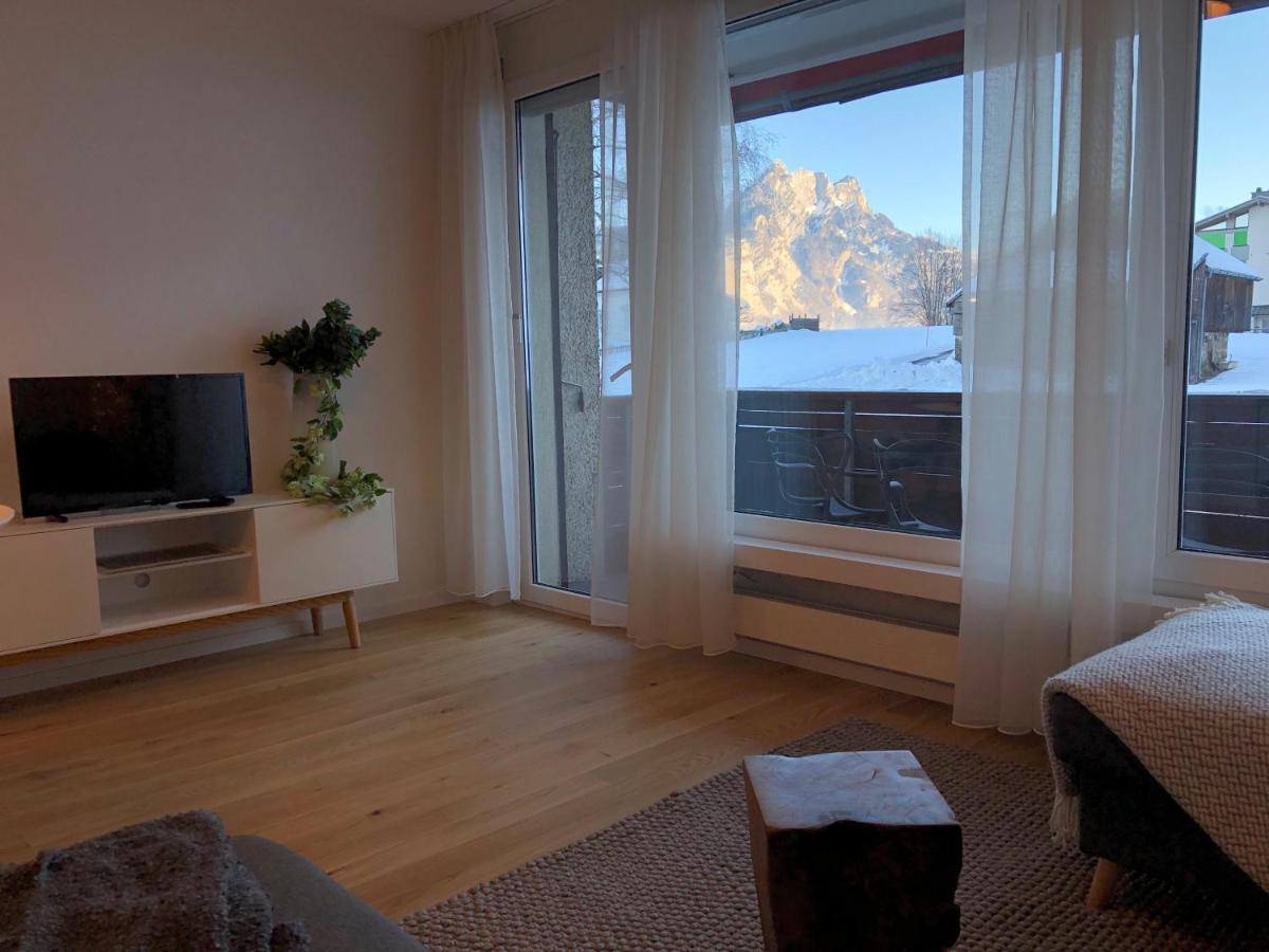 Ferienwohnung Naehe Flumserberg Ski Wandergebiet Filzbach Buitenkant foto